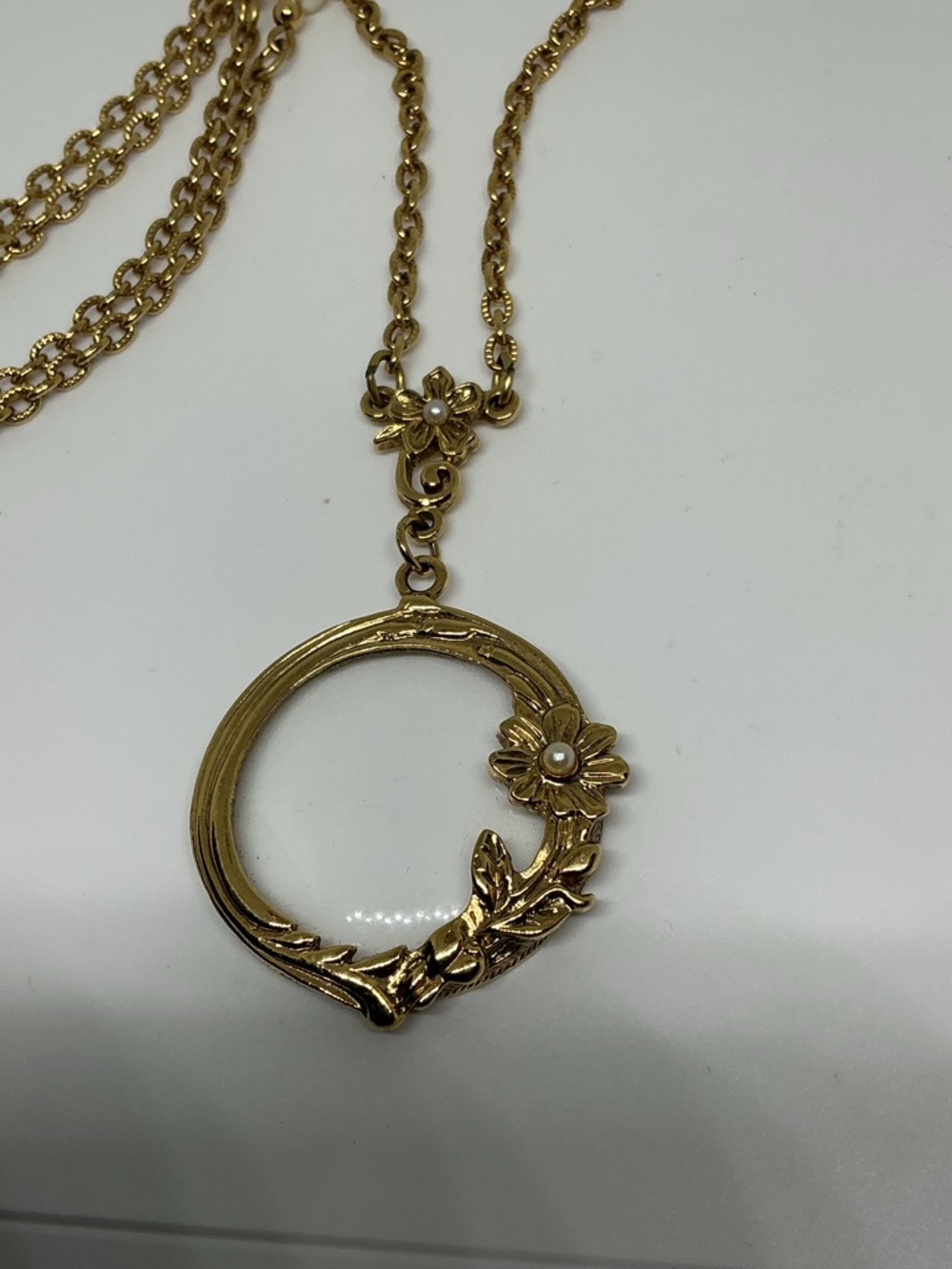 1928 Jewelry Co Magnifying Glass Pendant Necklace - Picture 4 of 9